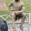 Agasalhos masculinos novos em 2 peças terno masculino manga comprida bordado moda masculina top e calças conjunto Dashiki festa casamento designer roupas masculinas x0627