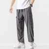 Pantaloni da uomo 2023 Pantaloni da jogging da uomo Sportswear Pantaloni da jogging Tasca Solid Slim Fit Streetwear Pantaloni da uomo