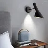 Vägglampor nordiska designers järn led lampa ljus vardagsrum sovrum modern säng inomhus belysning loft sconce