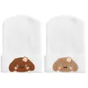 Boinas Chapéu de bebê branco para 0-3 meses de algodão infantil meninas meninos lindos gorros para cachorros coisas para crianças atacado