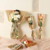 paper 50pcs /lot Kraft Paper Single Bag Multiple Flowers Bag Floral Packaging Bag Bouquet Wrapping Paper Gift Florist Supplies