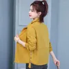 Women's Jackets Fashionable Sexy Short Coat For Women This Spring And Autumn Korean Style Loose Solid Color Anti-Aging Casual Small