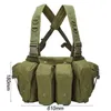 Multifunktionstaschen Multifunktions-AK-Weste US-Fan Cs Feldkampf Jagdausrüstung Weste Tasche Brust Rig Outdoor Weste Taktische TascheHKD230627