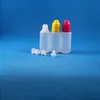 100 Sets 15 ml (1/2 oz) Kunststoff-Tropfflaschen, kindersichere Kappen, Spitzen PE LDPE E für Dampf-Zigarettenflüssigkeit 15 ml Deshh