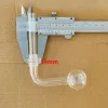 14mm Male Joint Clear Oil Burner Pipe Glass Bong Bowls Dik Pyrex Glass Downstem Transparant Voor Rig Water Bubbler Bongs Adapter 30mm Big