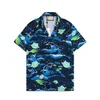 Heren designer shirt zomer korte mouw casual button-up shirt bedrukt bowlingshirt strandstijl ademende T-shirt kleding #507