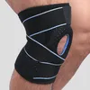 Knee Pads 1pc Running Elbow Basketball Volleyball Protector Safety Pressurized Patella Stabilizer Fitness Support Gear