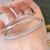 Xinfly Vintage 1.2CT. t.W. Naturligt diamant armband i 18 kt vitt guld