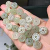Lösa ädelstenar 13.3 4,7 mm betyg A kinesiska nephrite Hetian Jades Money Pärlor för smycken som gör DIY -halsband örhänge armband charms