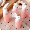 Storage Bottles 9Pcs/Set 50ML Eco-Friendly Home Plastic Aftershave Refillable Lotion Traveling Bottle Set Makeup Container