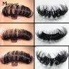 False Eyelashes Lashes Mink Fluffy Russian Strip Extension Supplies Wholesale 1822MM Box Package Makeup D Curl 230627