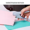 Punch 1 PC KWtrio Handheld DIY Mushroom Single Hole Punch Puncher Paper Cutter with Ruler for Office Home School Students