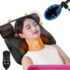 Cuscino per collo massaggiante Testa per rilassamento elettrico Cuscino per massaggio Riscaldamento per la schiena Impastare Terapia a infrarossi Cuscino shiatsu AB Massaggiatore 230627