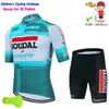 Cycling Jersey Sets Summer Quick Step Kids Cycling Jersey Set Children Short Sleeve Bike Clothing MTB Ropa Ciclismo Boys Cycling Suit Bike Wear 230626