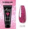 Nail Gel XZMUV Sequin Style Extension Female Polish Acrylic Quick Tips Crystal Glue Nails