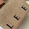 Korb, Luxus-Designer-Reisetasche, gewebt, Kulturbeutel, Großhandel, Clutch-Taschen, Schrift-Tragetasche, Unterarm-Cross-Body, Bast-Einkaufshandtaschen, Damen- und Herren-Stroh-Umhängetasche