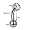 Nippelringar 10pcslot Eyebrow Banana Piercing Crystal Tongue Ring Sexiga kvinnor Daith örhänge kroppsmycken 14G 230626