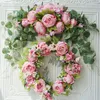 Dekorative Blumen Künstliche Sturzblume Spiegelfront IDY Girlande Hochzeit Weihnachten Party Dekoration Haustür