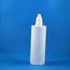 100 st 120 ml plastdropparflaskor Tamper Proof Bevis Långt tunna nålmunstyckningar E Cig Liquid Liquide Oil Juice ånga 120 ml NSCPF