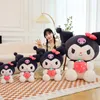 Wholesale new large size strawberry theme plush toys Kuromi Melody throw pillow gift indoor decoration