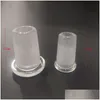 Smoking Pipes Dpga005 Accessories 18Mm Male - 14Mm Female And 14Mmmale To 10Mmfemale Frosted Glass Adapter Drop Delivery Home Garden Dhweo