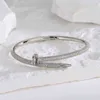 Donia Jewelry Luxe Bangle Armband Overdreven Staal Micro-ingelegd Van Europese en Amerikaanse Mode D35513787kkk{category}