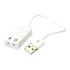 Scheda audio esterna per laptop USB 2.0 Adattatore audio virtuale a 7.1 canali con cavo per PC MAC