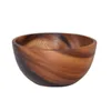 Bowls Classic Salad Bowl Lightweight Smooth Surface Portable Large Capacity Wooden Durable