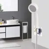 Bathroom Shower Heads ABS Plastic Function Eco Friendly White Small Round High Pressure Water Saving Bathroom Accessories Handheld Shower Head R230627