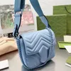 deri kadın omuz çantası tasarımcı çanta marmont crossbody çanta Flap Kapitone Çanta