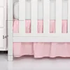Set di biancheria da letto Super Cute Pink Presepe Gonna da letto Dust Ruffle Skin Friendly Fabric Nursery per Baby Girls Boys 14 Inch Deep Drop 230626