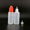 100 Stück 15 ml Kunststoff-Tropfflaschen mit kindersicheren sicheren Kappen, Tipps für Dampf, zusammendrückbare Flasche mit langem Nippel, Qafls