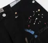 DESIGNERS Man jeans GA 페인트 스플래시 잉크 바지 구멍 스트리트 팝 패션 품질 클래식 남성 데님 슬랙스 플러스 사이즈 M-XXL