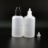 50 ML 100 Pcs/Lot High Quality LDPE Plastic Dropper Bottles With Child Proof Caps and Tips Vapor squeezable bottle short nipple Lqljn
