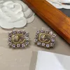 Классические ретро серьги, дизайнерские серьги-гвоздики G, роскошные очаровательные женские ювелирные изделия с бриллиантами, Womam GGity Pearl 6780