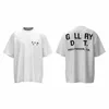 Galleryse borçları Tees Erkek T Shirt Kadın Tasarımcı T-Shirt pamuklu Üstler Adam S Casual Gömlek Lüks Giyim Sokak Dar kesim Şort Kol Giysileri
