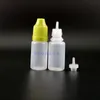 100 Pcs 8 ML LDPE 어린이 안전 플라스틱 Dropper 병 어린이 방지 캡 팁 긴 젖꼭지 Mkrnm 짜기