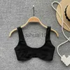 Women's T-Shirt Woman Short Sexy Camisole Solid Color Backless Crochet Top Ins Summer Spaghetti Strap Top Dropshipping J230627