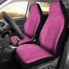 Housses de siège de voiture Pink Confetti Print Pair 2 Couverture avant pour accessoire de protection