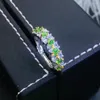 Cluster Rings KJJEAXCMY Fine Jewelry Natural Tsavorite 925 Sterling Silver Women Ring Support Test Exquisite
