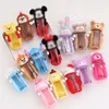 Holders 6 pcs/lot Transparent Plush Animal Pen Holder Kawaii Cat Dog Pencil Case Cute Pencil Box Office School Supplies