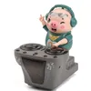 Забавные игрушки DJ Electric Disc Making Swinging Toy для свиней, чтобы танцевать Little Pig Boy Internet Celebrity Light Children's Interactive 230626