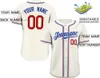 Maillot de baseball personnalisé personnalisé maillots de broderie à la main cousus hommes femmes jeunes n'importe quel nom n'importe quel numéro surdimensionné mélangé expédié blanc 2706014