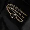 Jewelry C Pendant cclies Designer Pendants Necklaces chanelliness Letter Choker channels Necklace Beads Chain Luxury Brand CYTA