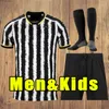 Men Kids 23 24 JuVeNtus POGBA Soccer Jerseys DI MARIA BONUCCI BREMER DANILO 2023 2024 CHIESA VLAHOVIC McKENNIE Juve PELLEGRINI Full Kit socks child