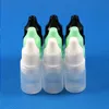 100 conjuntos de frascos conta-gotas de plástico de 5 ml tampa de prova de violação longo e fino bico de ponta de agulha para e líquido gota vapor e-líquido 5 ml umkjs