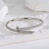 Donia Jewelry Luxury Bangle Bracelet Exaggerated Steel Microinlaid From European and American Fashion D35513787kkk{category}