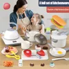 Kitchens Play Food Montessori Toy Play Kitchen Kids Cooking Toys Simulation Early Educational Child Toy Play House for Kids Girl Birthday Gift 230626