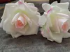 10pc Nawilżący dotyk Curle Edge Rose Lateks Sztuczne kwiaty Wedding Bridal Buquet Rose Flower Home Party Event Decor Układ wystroju