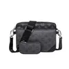 Luxe Designer Tassen Mannen 3 stks Trio Leer Zwarte Bloemen Messenger Portemonnee Crossbody Tassen Boodschappentas Effen Schoudertas Handtassen Vrouwen Portefeuilles Portemonnee Tote Bag